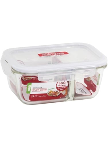 LocknLock Boroseal Rectangular Oven Glass Food Container, Clear, 70302