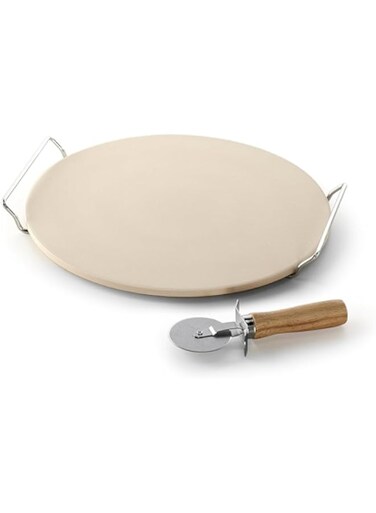 Nordic Ware, Tan Pizza Stone Set
