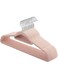 Red Dot Gift&reg; 20-Pack Rose-Pink Non-Slip Velvet Hangers &amp; 360 Degree Rotatable Hook - Durable &amp; Slim - Non Slip Hangers for Coat Hangers - Pant Hangers&hellip; (Rose/Blush Pink, 20 pack)