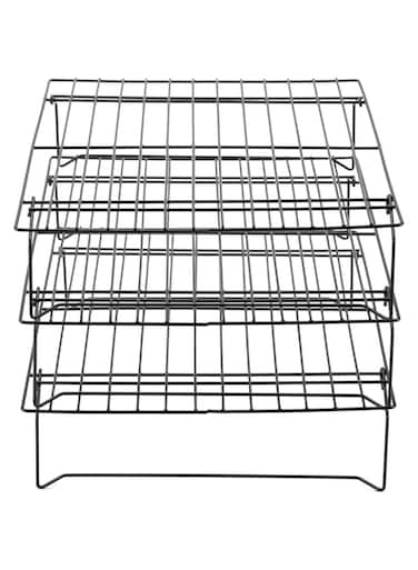 bizofft Sturdy Cooling Rack, Stainless Steel Nonstick Cooling Rack, Anti-Rusty Outdoors BBQ Kitchen Use for Even Cooling Biscuit/Cake/Bread