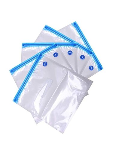 Vacuum Space Saver Reusable Sealer Storage Bags 30x34cm Pack Of 5