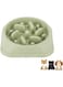 BRKT Slow Feeder Dog Bowl with Unique Bump and Ridge Design for Engaging Meals,Pet- Friendly Bowl, Suitable for Medium Small Dogs and Cats Alike. (GREEN2)