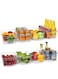 8Piece Fridge Storage Box Multipurpose, Refrigerator Organizations, And Store Basket Clear, Food Fruit Eggs Vegetables Drawers