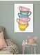 Be kind Or Be Quiet Wall Art Painting Multicolour 40x60cm