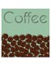 Coffee Lovers Themed Wall Art Blue/Brown/Black 30x30cm