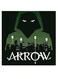 Arrow Anime Printed Wall Art Black/Green/White 30x30cm