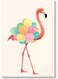 Flamingo Wall Art Multicolour 40x60cm