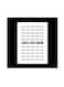 Quotes Themed Wall Art White/Black 30x30centimeter