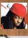 Lil Wayne Printed Wall Art Red/Black/Brown 30x30cm
