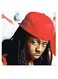 Lil Wayne Printed Wall Art Red/Black/Brown 30x30cm