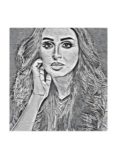 Angham MDF Wall Art Multicolour 30x30cm