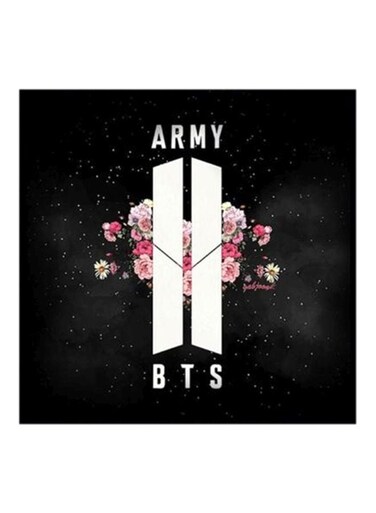 BTS Army Boy Band MDF Wall Art Painting Multicolour 30x30centimeter