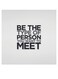 English Quote Themed Wall Art Grey/Black 30x30cm