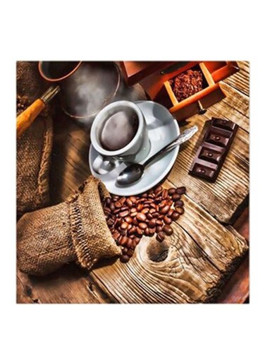 Coffee Wall Art Multicolour 30x30x0.5cm