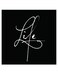 Life Printed Wall Art Black/White 30x30cm
