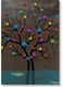 Birds Wall Art Painting Multicolour 40x60cm