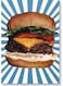 Cheese Burger Wall Art Painting Multicolour 40x60cm
