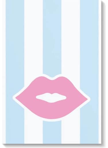 Decorative Wall Art Painting White/Blue/Pink 40 x 60cm