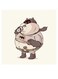 Batman Printed Wall Art Beige/Grey/Black 30x30cm