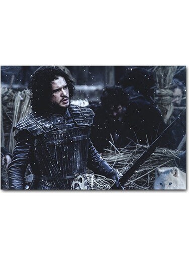 Jon Snow Wall Art Multicolour 40x60cm