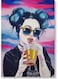 Cool Girl Themed Wall Art Painting Multicolour 40x60cm