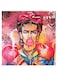 Frida Kahlo Painter Themed Wall Art Pink/Yellow/Blue 30x30cm
