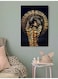 Woman Calligraphy Wall Art Multicolour 40x60cm