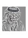Mohammed Abdu MDF Wall Art Multicolour 30x30cm