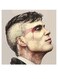 Thomas Shelby Themed Decorative Wall Art Beige/Grey/Black 30x30cm