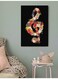 Musical Note Wall Art Multicolour 40x60cm