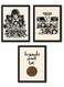 Stranger Things Digital Wall Art Set Of 3 Poster Frames 21x30 cm
