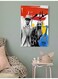 Peace Themed Wall Art Painting Multicolour 40x60cm