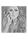 Angham MDF Wall Art Grey/Black