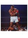 Boxer Muhammad Ali Themed Decorative Wall Art Blue/Brown/White 30x30cm