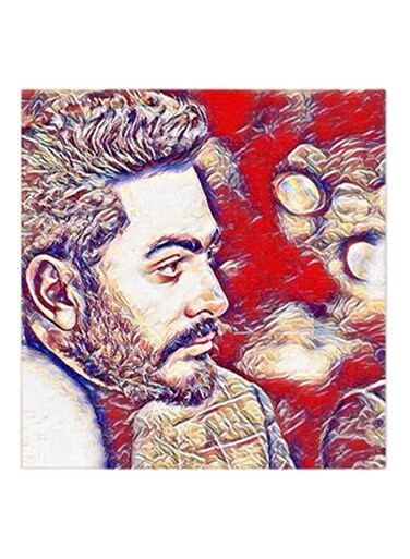 Tamer Hosny MDF Wall Art Multicolour