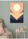 Sun Abstract Wall Art Multicolour 40x60cm