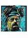 Walter White Breaking Bad Series Themed Wall Art Blue/Beige/Black 30x30cm