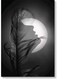 Woman And Moon Wall Art Black/White 40x60cm
