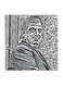 Rafic Hariri MDF Wall Art Multicolour 30x30cm