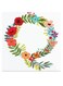 Alphabet Q Themed Wall Art Red/Blue/Yellow 30x30cm