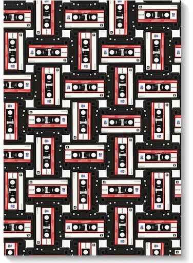 Cassettes Wall Art Painting Multicolour 40x60cm