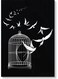 Decorative Wall Art Painting Black/White 40 x 60cm
