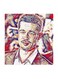 Brad Pitt MDF Wall Art Multicolour 30x30cm