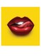 Digital Art Themed Wall Art Yellow/Red/White 30x30cm
