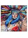 Woman Themed Wall Art Purple/Green/Blue