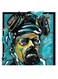 Walter White Breaking Bad Series Themed Wall Art Blue/Beige/Black 30x30cm