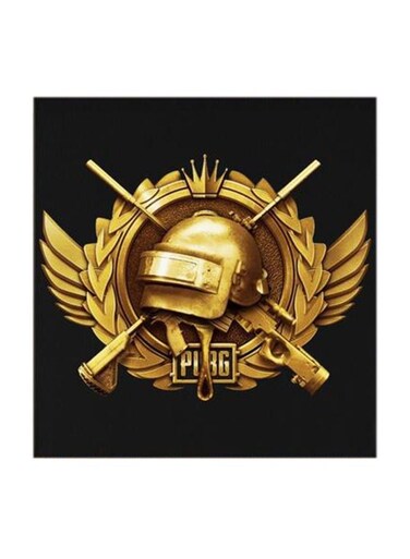 PUBG MDF Wall Art Multicolour 30x30centimeter