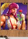 Man With Rose Printed Wall Art Multicolour 30x30cm