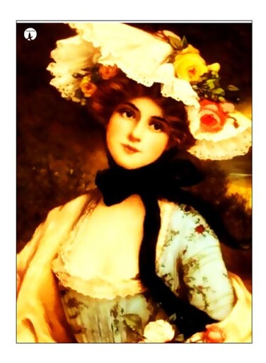 Printed Decorative Wall Art Plate Multicolour 20cm