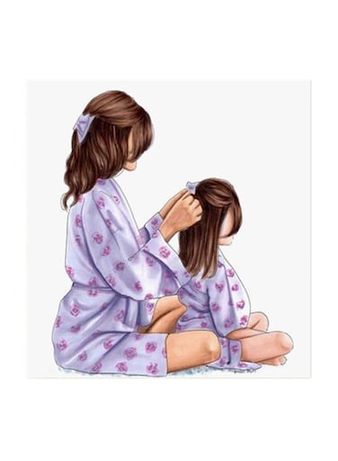Super Mama MDF Wall Art Multicolour 30x30cm